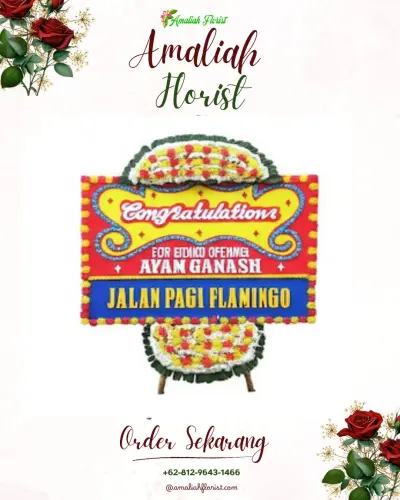 Bunga Papan Congratulation di Kandai